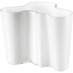 Iittala Vase Aalto 160 mm Blanc en Verre