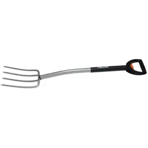 Comparateur de prix : FISKARS Fourche à bêcher télescopique Smartfit  tête en acier au bore