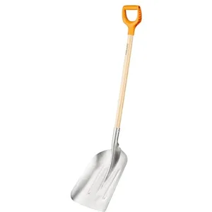 Comparateur de prix : FISKARS Pelle à neige aluminium poignée D avec manche en bois