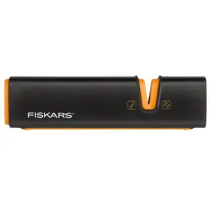 Comparateur de prix : Fiskars - Affiloir pour couteaux et haches - Pierre à aiguiser noir