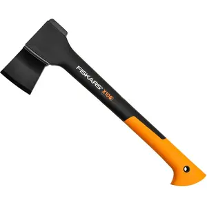 Fiskars hache de coupe S X10 avec manche en fibre de verre 44 cm avec e'tui
