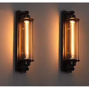 Lampe Murale Vintage Stoex - Noir pas cher