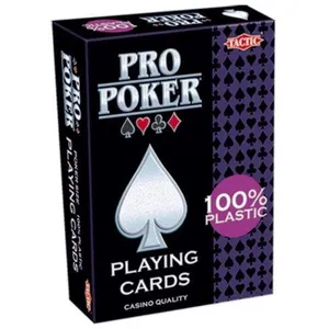Tactic ProPoker Cartes 100% Plastique pas cher