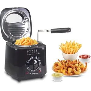 Friteuse Électrique - WOODOURS - P101Fri100 - 1L - 950W - Noir pas cher