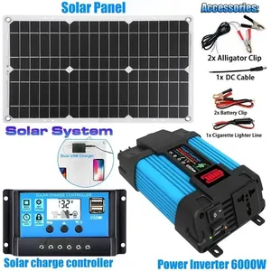 WOODOURS AMIS - PANNEAU SOLAIRE - Système solaire complet onduleur 220... pas cher