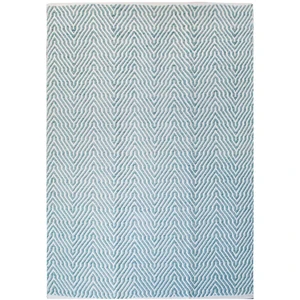 Novatrend Tapis design en coton bleu turquoise 120x170 cm