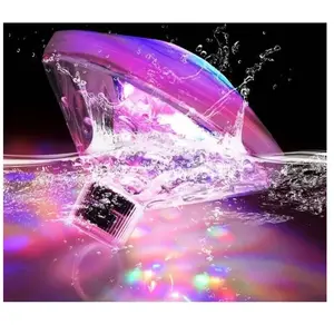 UlisemLampe LED flottante pour piscine - Éclairage de piscine rechargeable - Pour salle de bain, bassin discothèque, jouet pour enfant - 7 modesVendu parcdiscount