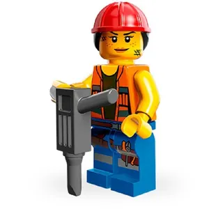 Lego 71004 Minifigurine Série The Lego Movie 1 - N°9 - Gail l'ouvrière...