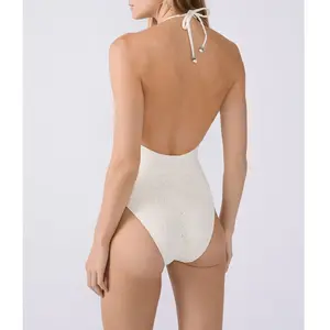 Etam - Maillot de bain 1 pièce sans armature Gabin écru 34