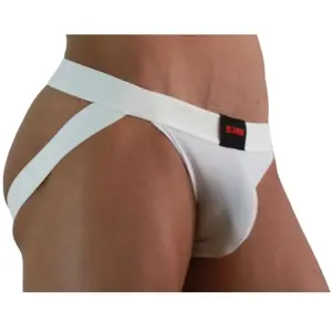 Jockstrap BURN Lycra Blanc S - Élégance Sensuelle et Confort - S pas cher
