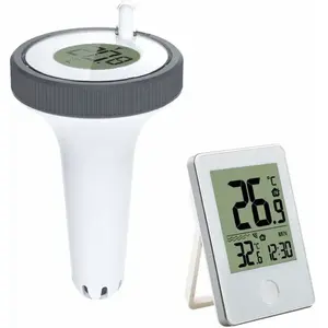 Thermomètre De Température D'Eau Electronique Avec Récepteur Numérique, Ecran Lcd Pour Aquarium/spa/étang À PoissonsVendu parmanomano