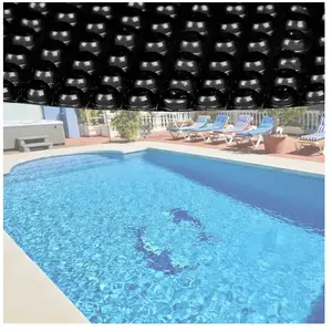 Bigb - Bache à bulle été 400µ noire pour piscine ronde 5m pas cher