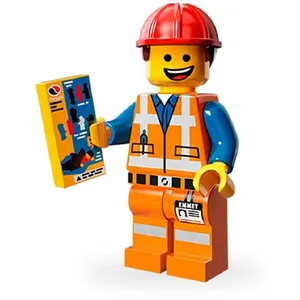 Lego 71004 Minifigurine Série The Lego Movie 1 - N°3 - Emmet Casque (1...