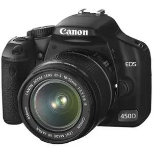 Reflex EOS 450D - Noir + Canon Canon EF-S 18-55mm f/3.5-5.6 IS II f/3.... pas cher