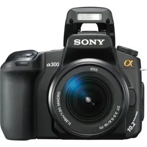 Reflex Alpha DSLR A300 - Noir + Sony Sony SAL DT Macro 18-70 mm f/3.5-... pas cher