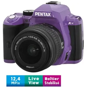 Reflex K-r - Violet + Pentax DA L 18-55mm f/3.5-5.6 AL f/3.5-5.6 pas cher