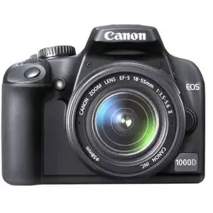Reflex EOS 1000D - Noir + Canon Canon EF-S 18-55mm f/3.5-5.6 II f/3.5-... pas cher