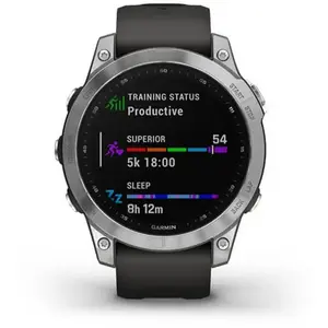 Montre Garmin Cardio GPS Fenix 7 - Argent pas cher