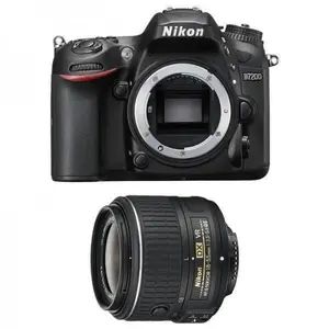 Reflex D7200 - Noir + Nikon AF-S DX Nikkor 18-55mm f/3.5-5.6G VR II f/... pas cher