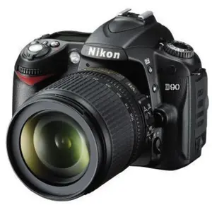 Reflex D90 - Noir + Nikon AF-S DX Nikkor 18-55mm f/3.5-5.6G VR f/3.5-5... pas cher