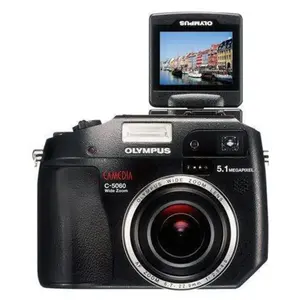 Compact Camedia C-5060 - Noir + Olympus Wide Zoom Lens 27-110mm f/2.8-... pas cher