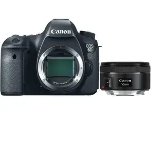 Reflex EOS 6D - Noir + Canon EF 50mm f/1.8 STM f/1.8 pas cher