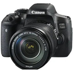 Reflex EOS 750D - Noir + Canon Canon EF-S 18-135 mm f/3.5-5.6 IS STM f... pas cher