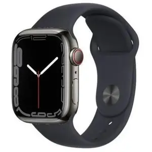 Apple Watch Series 7 (2021) GPS + Cellular 41 mm - Acier inoxydable Gr... pas cher