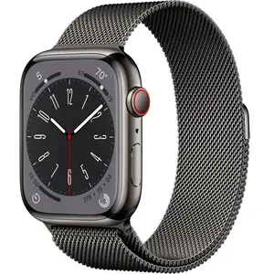 Apple Watch Series 9 (2023) GPS + Cellular 45 mm - Acier inoxydable Gr... pas cher