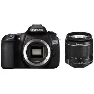 Reflex EOS 60D - Noir + Canon Zoom Lens EF-S 18-55mm f/3.5-5.6 IS II f... pas cher