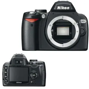 D60 - Noir + Nikon Nikon AF-S DX Nikkor 18-55 mm f/3.5-5.6G ED II f/3.... pas cher
