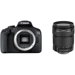 Reflex EOS 2000D - Noir + Canon EF-S 18-135mm f/3.5-5.6 IS STM f/3.5-5... pas cher