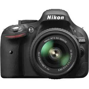 Reflex D5200 - Noir + Nikon Nikkor AF-S DX 18-55mm f/3.5-5.6 G VR II f... pas cher