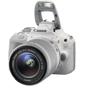 Reflex EOS 100D - Blanc + Canon EF-S 18-55mm f/3.5-5.6 IS STM f/3.5-5.... pas cher