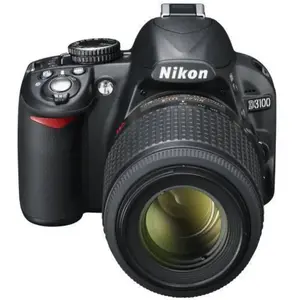 Reflex D3100 - Noir + Nikon AF-S Nikkor 55-200mm f/4-5.6G ED DX f/4-5.... pas cher