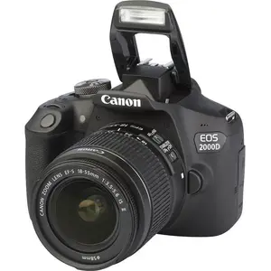 Reflex EOS 2000D - Noir + Canon Canon Zoom Lens EF-S 18-55mm f/3.5-5.6... pas cher
