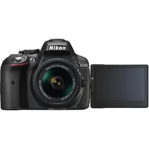 Reflex D5300 - Noir + Nikon AF-S DX Nikkor 18-55mm f/3.5-5.6G VR II f/... pas cher