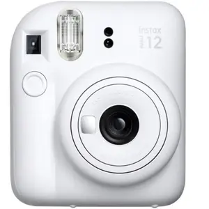 Instantané Instax Mini 12 - Blanc + Fujifilm f/12 Instax 60mm f/12 pas cher