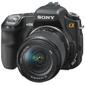Reflex Alpha DSLR-A200 - Noir + Sony Sony 18-70mm f/3.5-5.6 AF DT f/3.... pas cher
