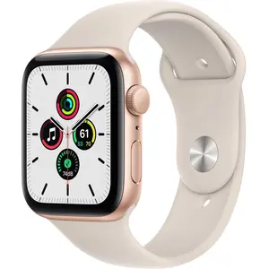 Apple Watch Series 6 (2020) GPS 44 mm - Aluminium Or - Bracelet sport ... pas cher