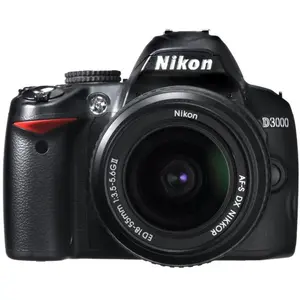 Reflex D3000 - Noir + Nikon Nikkor AF-S DX 18-55mm f/3.5-5.6 G II ED f... pas cher