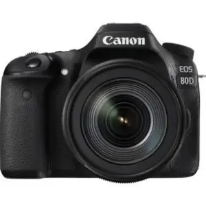 Reflex EOS 80D - Noir + Canon Canon EF-S 18-55mm f/3.5-5.6 IS II f/3.5... pas cher