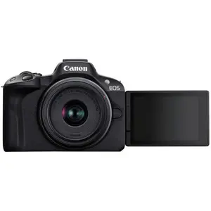 DSLR EOS R50 - Noir + Canon RF-S 18-45mm f/4.5-6.3 IS STM f/4.5-6.3 pas cher