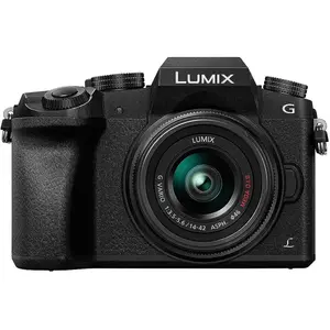 Lumix DMC-G7K - Noir + Panasonic Lumix G Vario 14-42mm f/3.5-5.6 II AS... pas cher