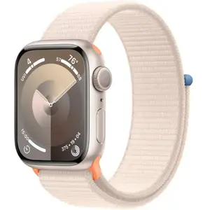 Apple Watch Series 9 (2023) GPS 41 mm - Aluminium Lumière stellaire - ... pas cher