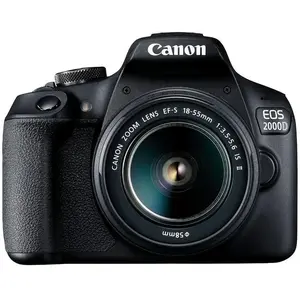 Reflex EOS 2000D - Noir + Canon Canon EF-S 18-55mm f/4-5.6 IS STM f/4-... pas cher