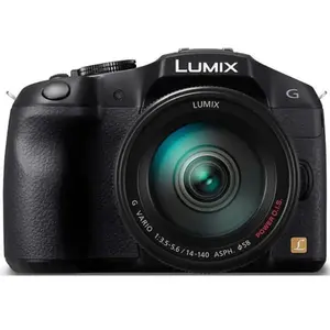 Panasonic Lumix DMC-G6H - Noir + Lumix Lumix G 14-140mm f/3.5-5.6 f/3.5-5.6 pas cher