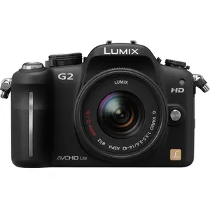 Lumix DMC-G2 - Noir + Panasonic Lumix G Vario 14-42mm f/3.5-5.6 f/3.5-... pas cher