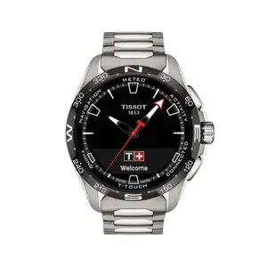 Montre Tissot GPS touch connect solar - Argent pas cher
