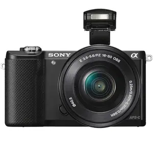Alpha 5000 - Noir + Sony E PZ 16-50mm f/3.5-5.6 OSS f/3.5-5.6 pas cher